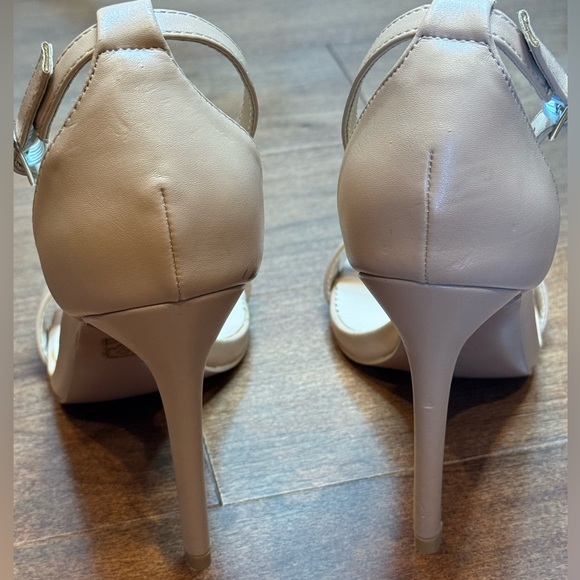 PRETTY LITTLE THING Chic Tan Ankle Strap Heels - Picture 11 of 12